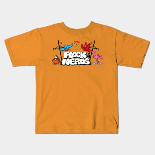 Flock of Nerds - Flock Together Kids T-Shirt